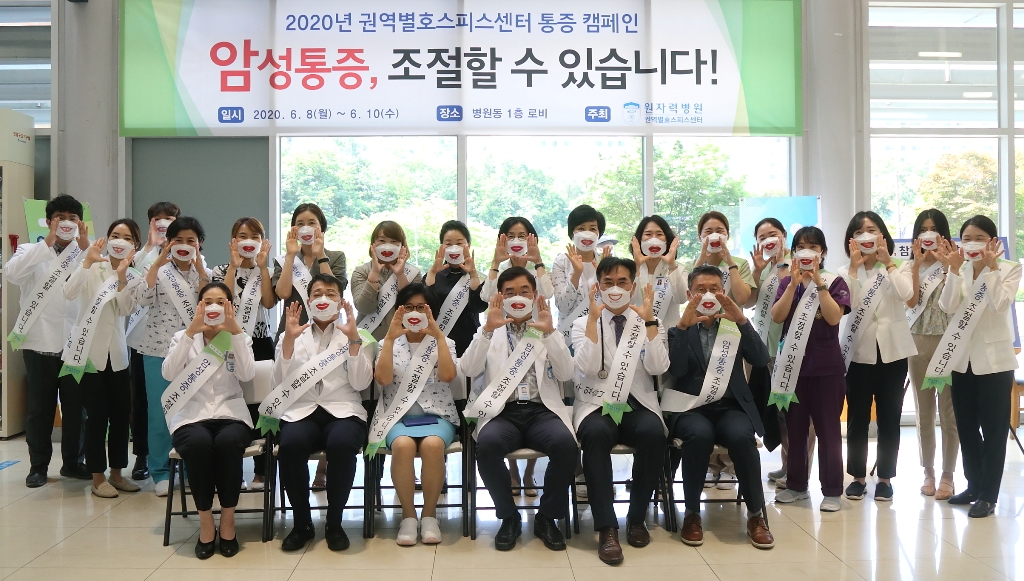 2020년 권역별호스피스센터 통증 캠페인